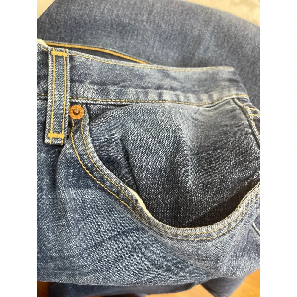 Levis 529 Low Rise Straight Jeans Mens W34 L32 Medium Wash Blue Denim 05529-2730